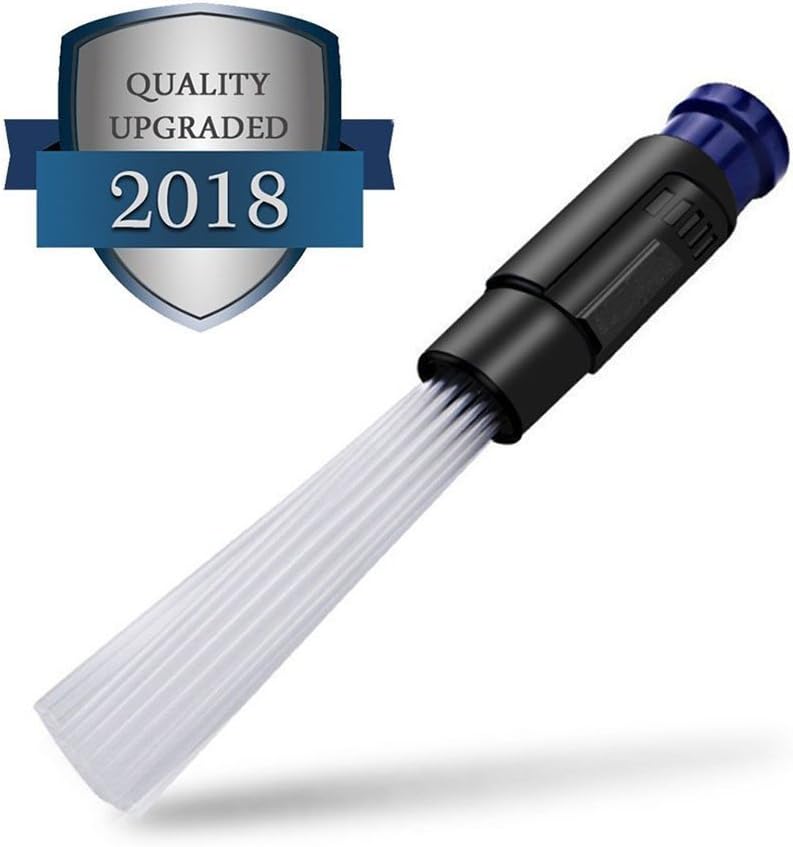 Dust Brush Cleaner, Love77 Dust Pro Cleaner Universal Vacuum Attachment for Air Vents/Keyboards/Drawers/Car/Crafts/Jewelry/Plants