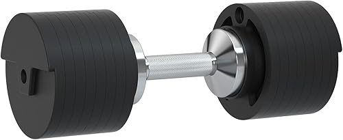 Miniatura 2 de SNODE AD80 Drop Proof 80 lbs Adjustable Dumbbell Set -Adjustable Weights with Cast Iron Plates and Cradle, Knurled Handle, Fast Adjust, Compact Home