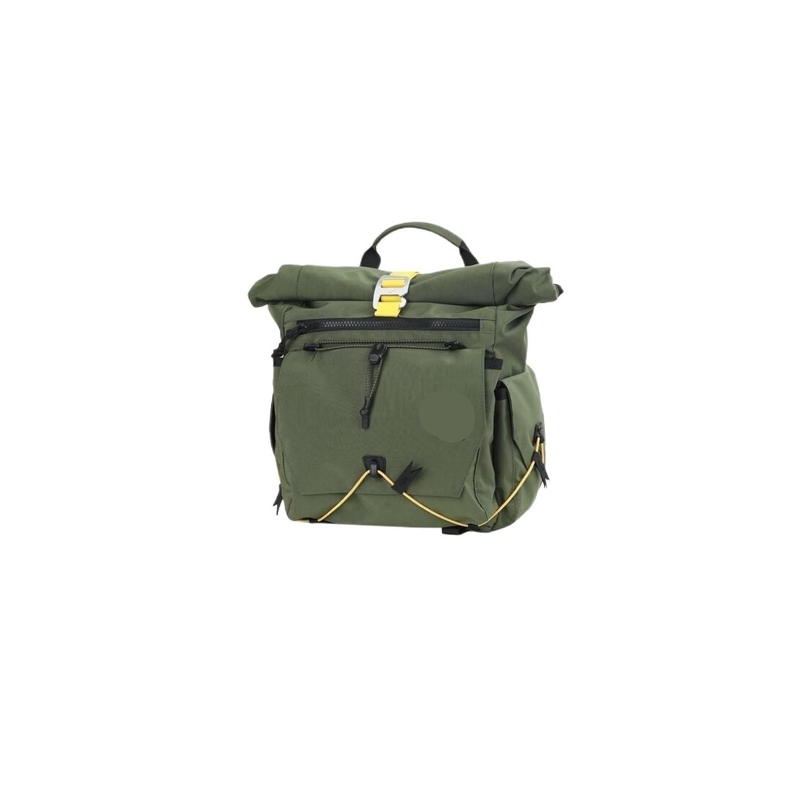 Borsa for manubrio da bicicletta a sgancio rapido 1 pezzo | Trasporta oggetti personali for spostamenti quotidiani e brevi viaggi in bicicletta.(17L-Olive)