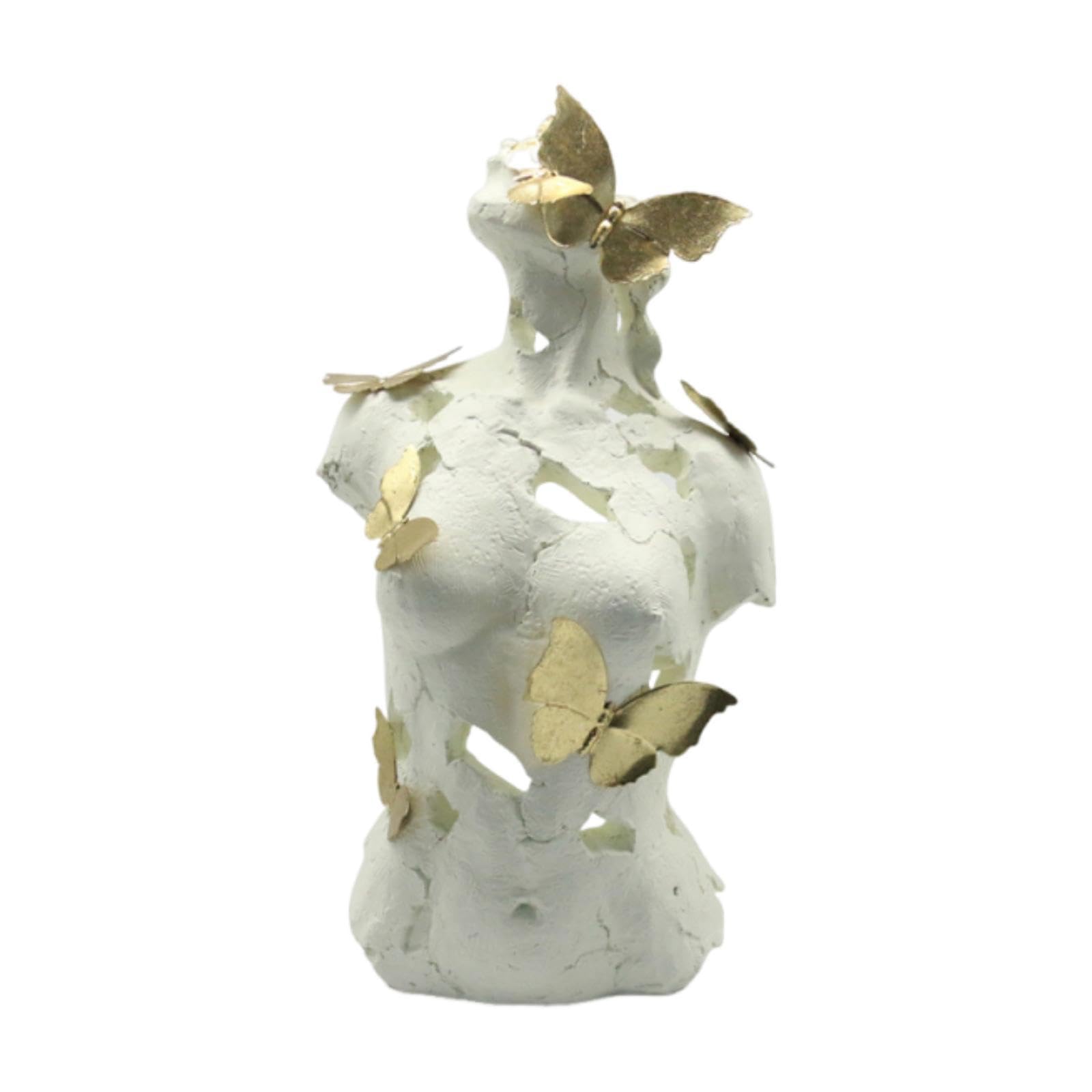 Buste de femme statue d'art abstrait pour sublimer votre buffet de salon