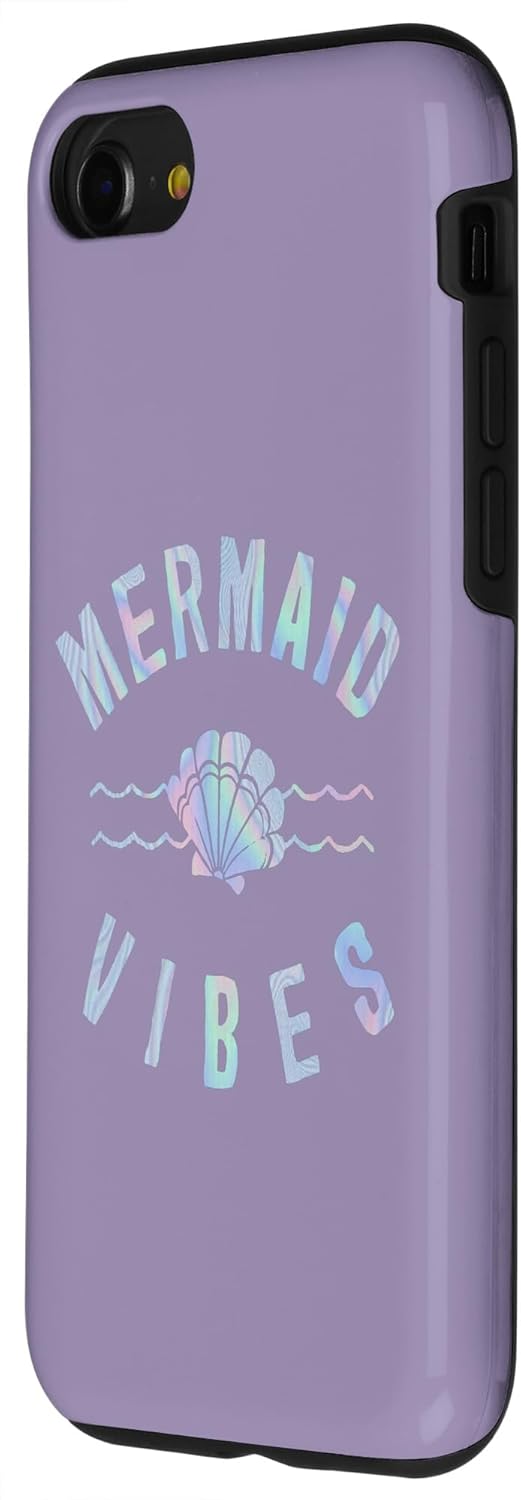 iPhone SE (2020) / 7 / 8 Mermaid Vibes Typographic Case