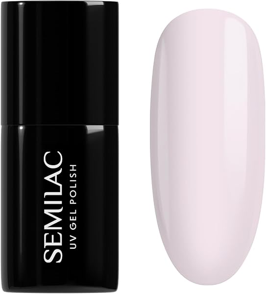 Semilac Vernis à ongles gels semi-permanents UV 385 Pastel Pink Sky 7ml - 1