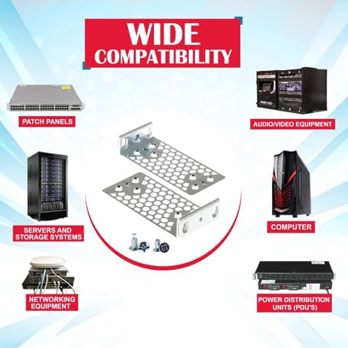 Fixation rack 19 pouces pour intégrer vos commutateurs Cisco 1U - 4