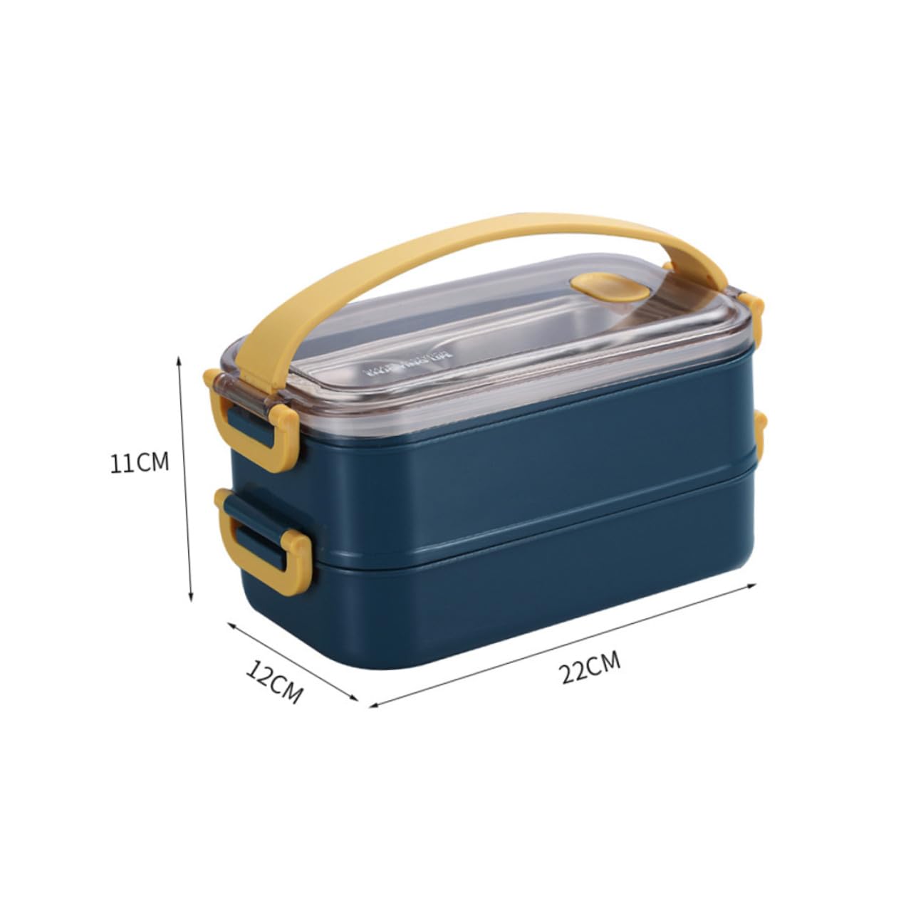 SOLUSTRE Boîte à Déjeuner Isotherme Portable à Double Couche Compartiments