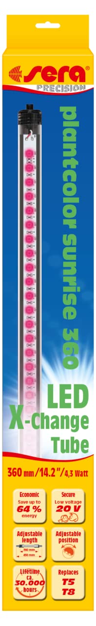 Tira LED Sunrise para acuario, luz con colores fuertes para óptimo crecimiento de las plantas