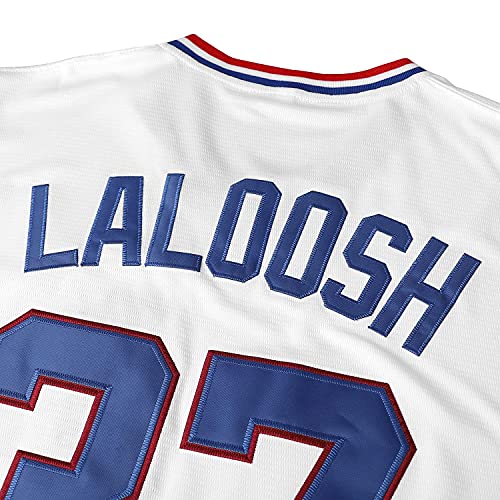 Bull Durham Jerseys 8 Crash Davis Nuke' LaLoosh Movie Baseball Jerey miniatura 5