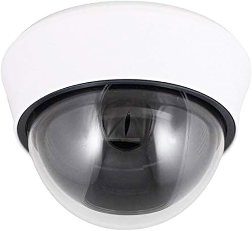 Cúpula diseñada cubierta plástica de la cámara de seguridad CCTV CCD negro+blanco