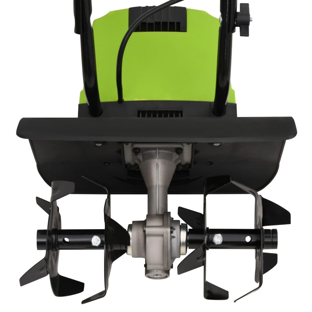 Motocultor eléctrico para jardín con 4 Cuchillas 800 W, Casa y jardín Jardín Maquinaria de jardinería Motocultivadores, Verde, 9.8kg