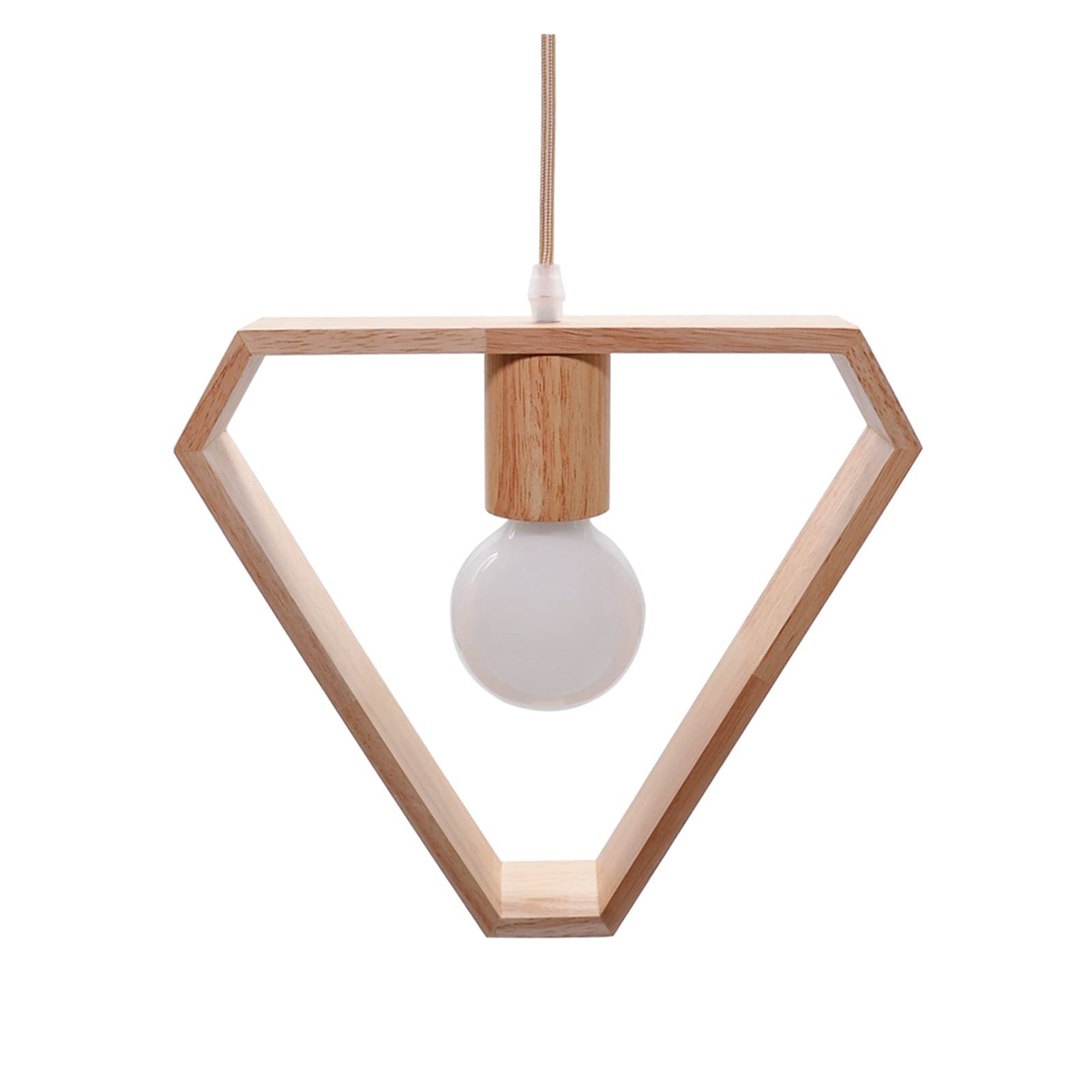 Lámparas de madera natural E27 para iluminar salas de estar oscuras LWX 7
