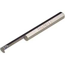 THINBIT AT31B16R Uncoated Solid Carbide Acme Threading Tool, 16 Threads per inch, 0.187" Minimum bore, 0.625" Reach, Standard Elliptical Neck and 3/16" Shank