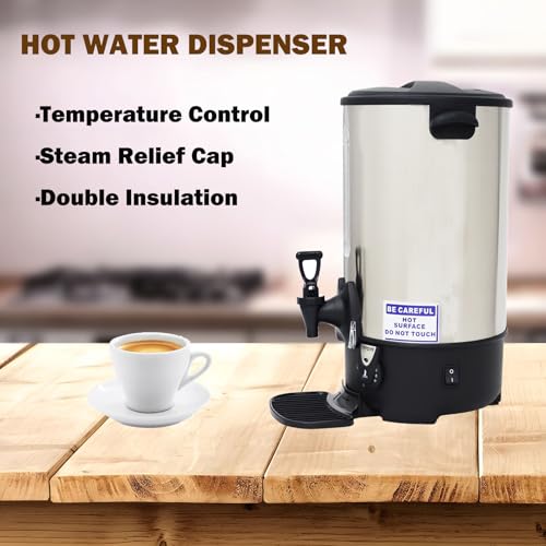 Dispensador eléctrico de agua 9.7L acero inoxidable 110V miniatura 5