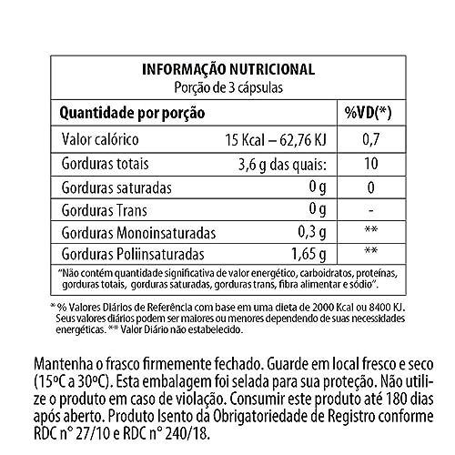 Triple Oil 1200mg (Óleo de Peixe, Linhaça e Boragem) Vitgold 60 caps