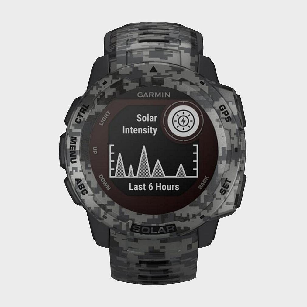 Garmin Instinct Solar GPS Smartwatch Graphite Moro