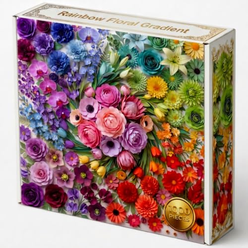 Puzzle 1000 Piezas Flor Temática 3+ Anos miniatura 1