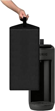 AF-WAN 600D Nylon Dust Cover for Keurig K-Mini Mate Coffee Maker, Portable Handle, Custom-Fit Machine Protector Lid Black