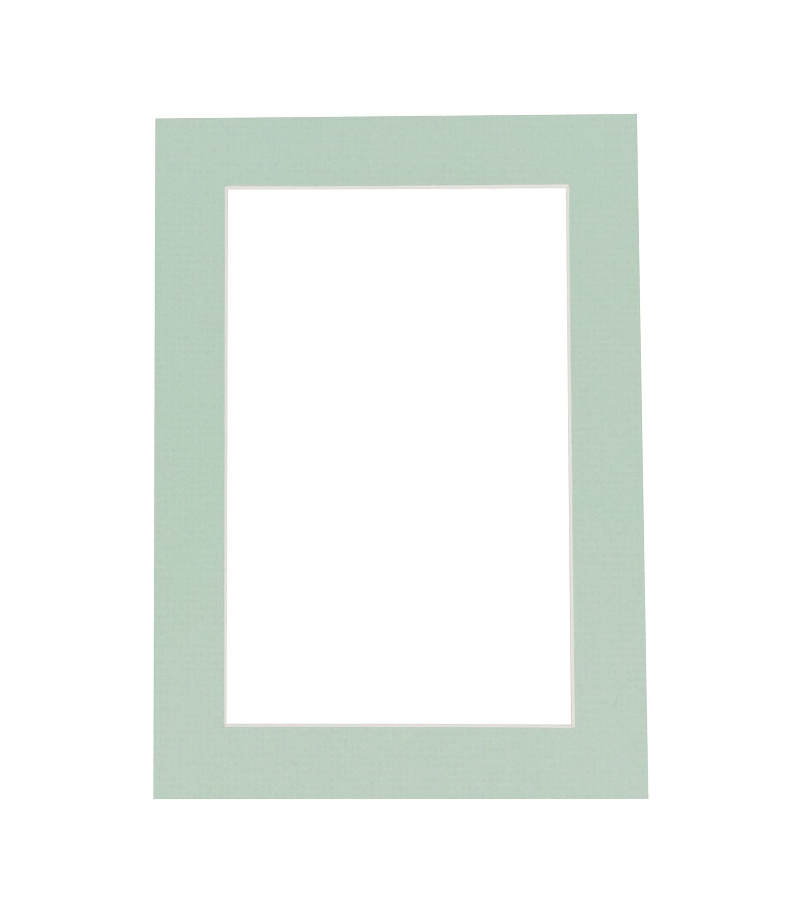 CountryArtHouse Honeydew Acid Free 10x12 Picture Frame Mats with White Core Bevel Cut for 8x10 Pictures - Fits 10x12 Frame - One Mat