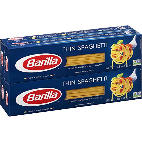 Barilla Pasta Thin Spaghetti Ounce Photo