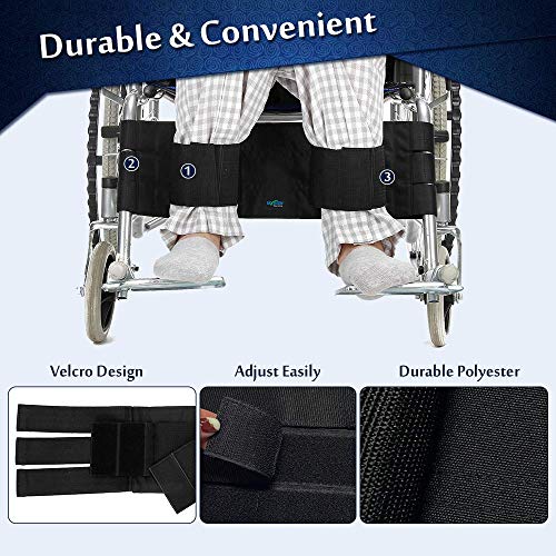 Wheelchair Footrest Leg Support Straps Wheelchair Restraints for