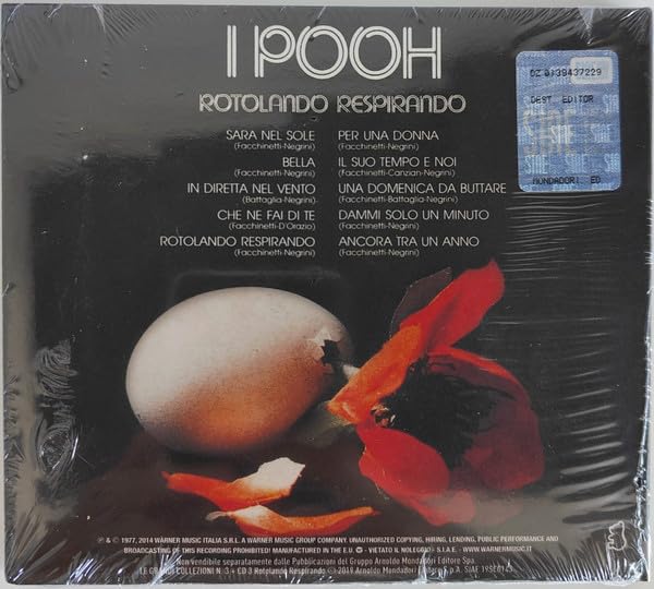 POOH ROTOLANDO E RESPIRANDO VINILE