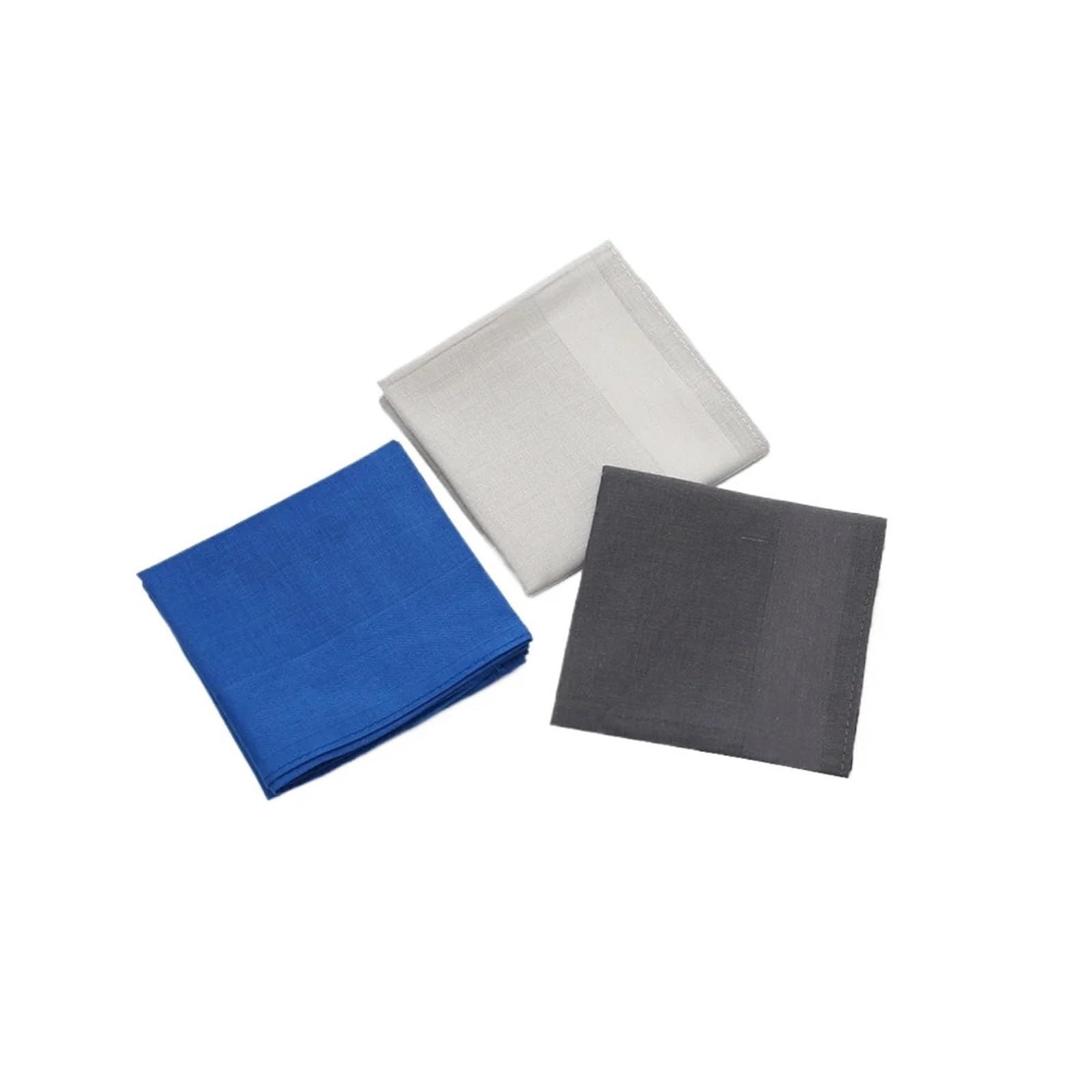 Fazzoletto da Taschino per Uomo Fazzoletto da taschino sottile in cotone 12 pezzi 40 cm