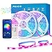 Price comparison product image Smart WiFi Led Strip Lights 20M, Maxcio Music Sync Led Light Strips with IR Remote, Compatible with Alexa Echo, SmartLife APP Control, Timer & Schedule Colour Changing Light Strip for Bedroom (2x10M)