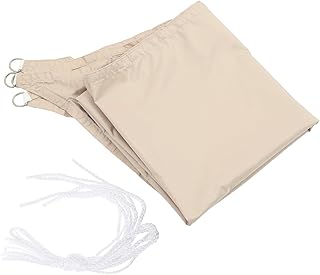 SECFOU Toldo Vela Ao Ar Livre Piscina Dobrável Toldo Portátil Acessório De Jardim Rede Ao Ar Livre Jardim Guarda-Sol Rede Anti-Uv Piscina Rede De Proteção Rede De Sombreamento Cáqui