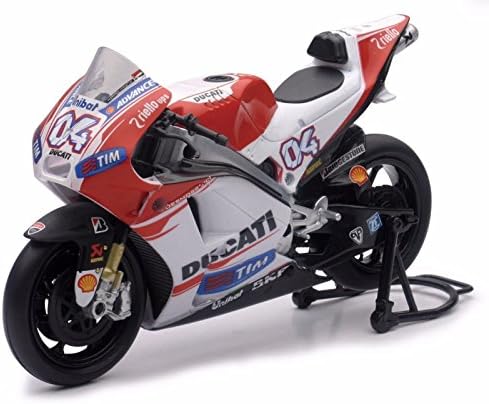 New Ray Toys New 1:12 New RAY Motorcycles Collection - RED Ducati Moto GP 2015 Ducati DESMOSEDICI - Andrea DOVISIOSO #04 Model Car
