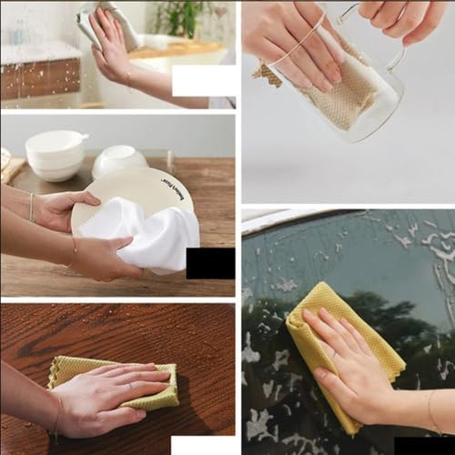 Kit 5 Pano de Chao Microfibra Macio 60x80cm Toalha de Limpeza Gigante Residencial…