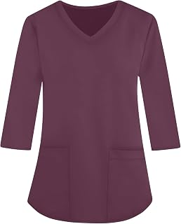 for Women's Top Button-End Bodycon Classical Cotta Fifth of May Hemd Blended Round Club Crewneck