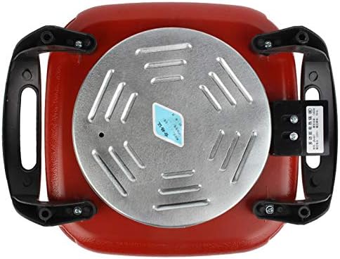 Electric Skillet Grill, Electric Frying Pan Multifunctional Electric Hot Pot Electric Frying Pan with Lid Thick Pot Body Nonstick Coating Antiscalding Handle for 2-5 People Home Cooking BBQ