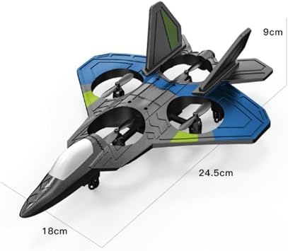 Durable Remote Control Airplane, Remote Control Airplane, Children's Toy A with Remote Control Material, Slow Speed / High Speed, Easy Operation for Beginners