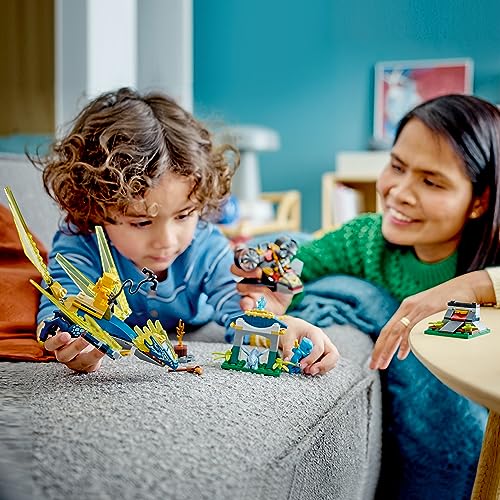 NINJAGO NYA e Arin's Baby Dragon Battle 71798 Ninja Building Toy, presenta un jet, 2 draghi, 3 minifigure e Baby Riyu, idea regalo per bambini dai 4 anni in su - Lego - Immagine 6