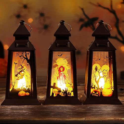 3 Stück Halloween Deko Kürbis Laterne, Halloween Herbstdeko Innen Outdoor mit LED Kürbis Kerze, Halloweendeko Aesthetic Draußen, Herbst Kerze Gartendeko mit Batterie, Helloween-deko Leuchtend Set 3 Stück Halloween Deko Kürbis Laterne, Halloween Herbstdeko Innen Outdoor mit LED Kürbis Kerze, Halloweendeko Aesthetic Draußen, Herbst Kerze Gartendeko mit Batterie, Helloween-deko Leuchtend Set