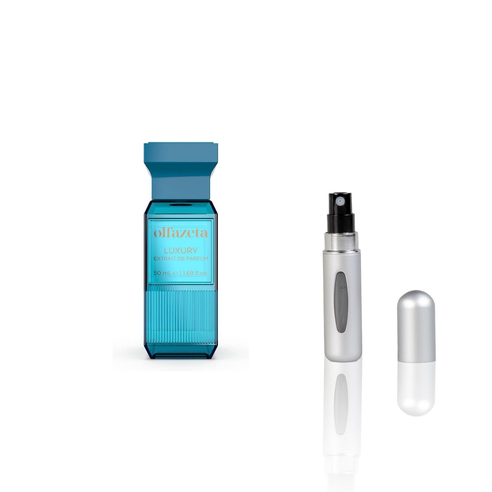 Chogan Unisex-Parfüm Code 129 Luxury – 50 ml + gratis Reiseduft Nachfüllflasche mit zufälliger Farbe
