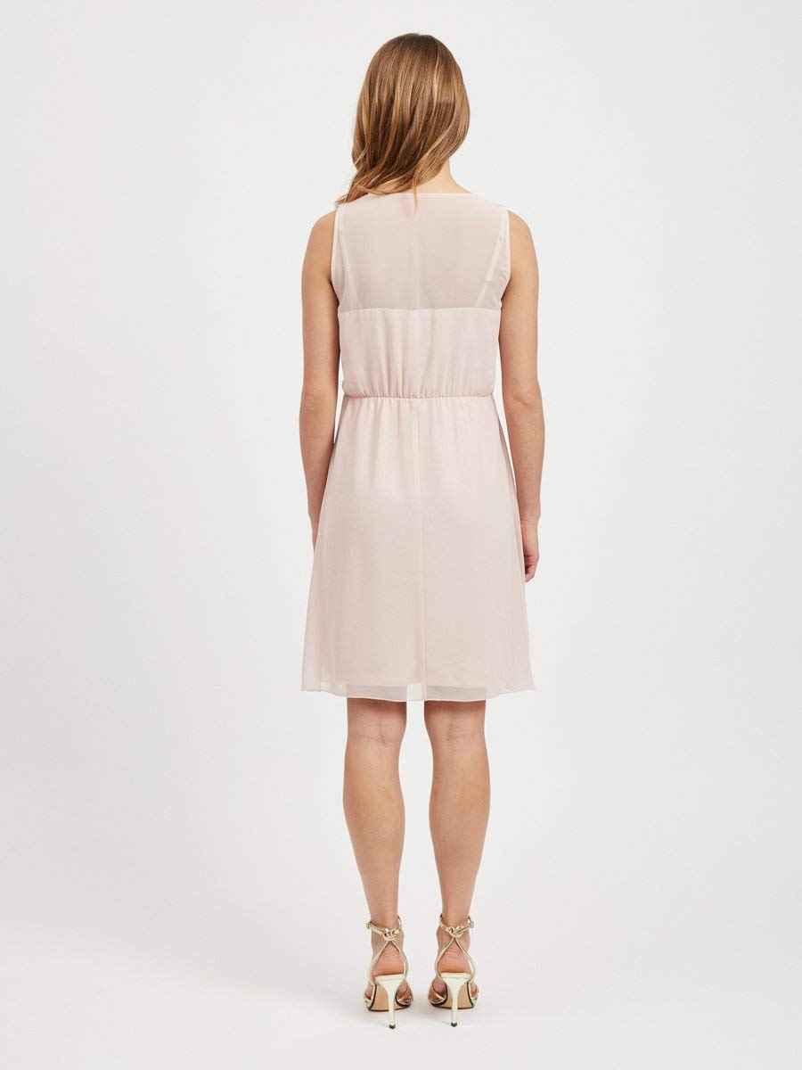 Vila Damen Vialli S/L Dress/Dc Kleid