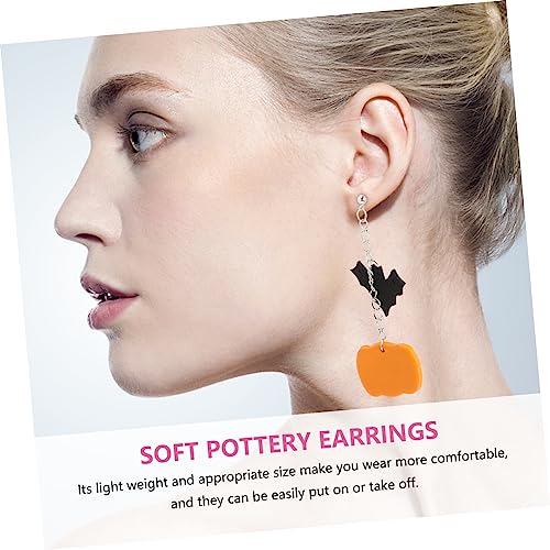Boucles oreilles Halloween légères sans douleur pour fête costumée