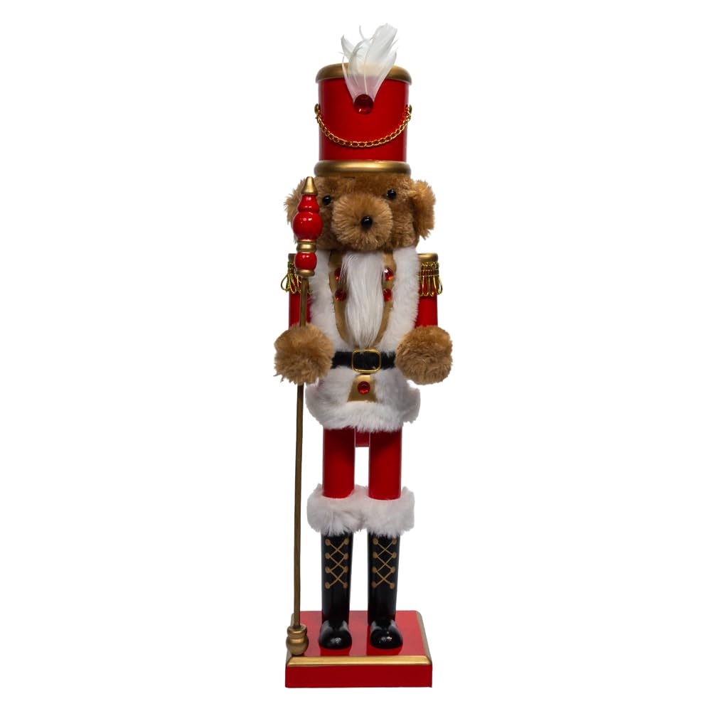 Kurt Adler Teddybär Soldat Nussknacker