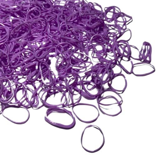 Elástico de silicone para cabelo - contém 450 unidades - elástico...