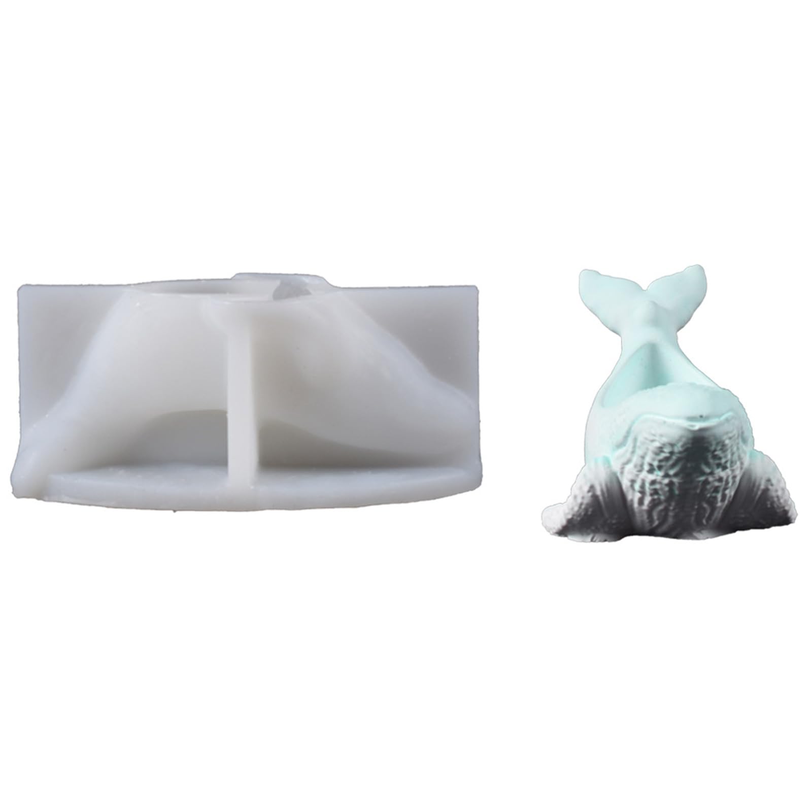 Moule bougeoir silicone baleine pour ambiance déco mer