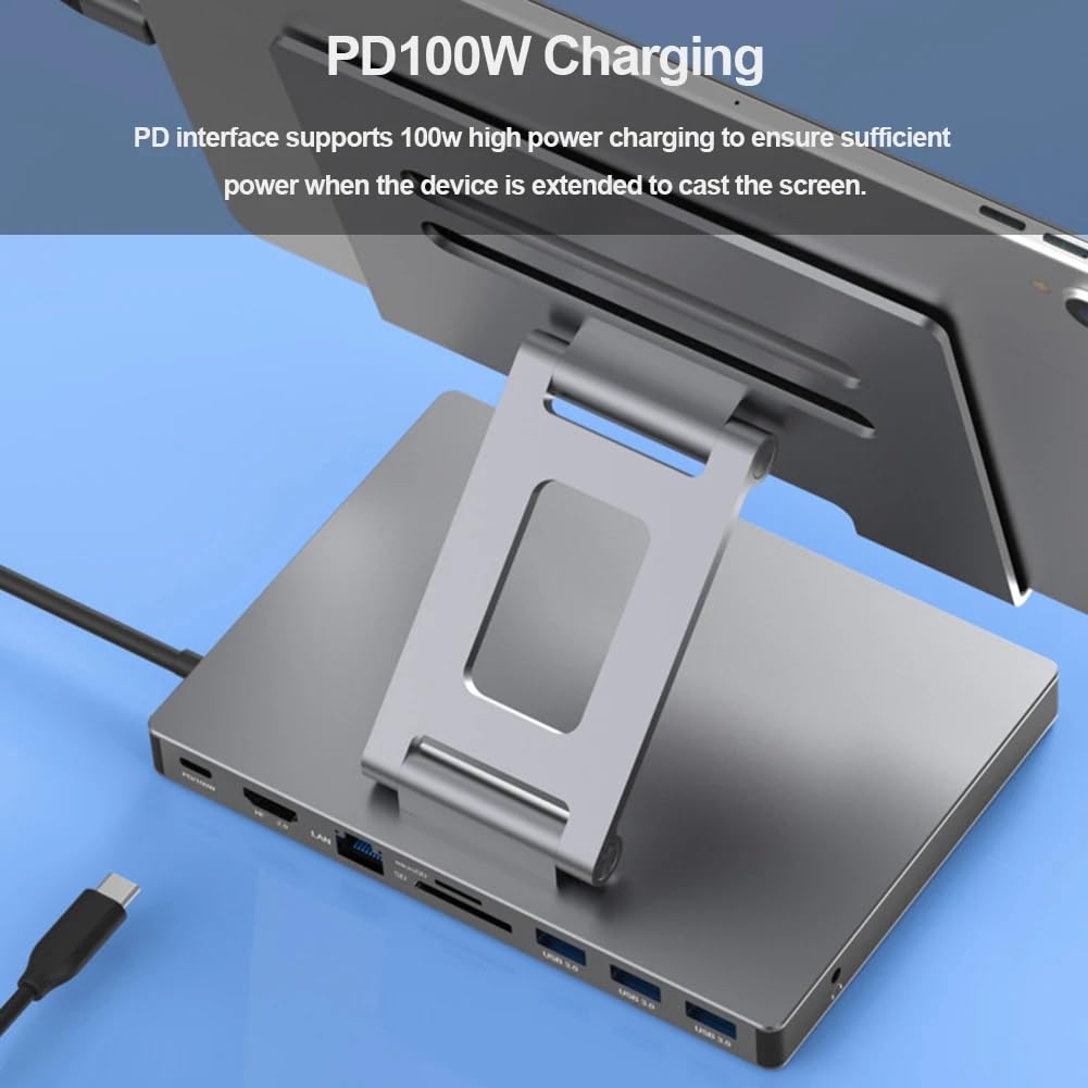 Stacja dokująca Laptopa Aluminiowa konstrukcja USB3.0 4K