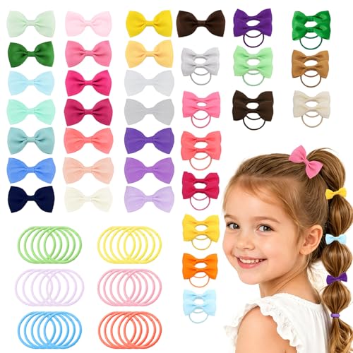LUFFLOK 78 Pièces Barettes Cheveux Fille Chouchou Bebe Fille Petit