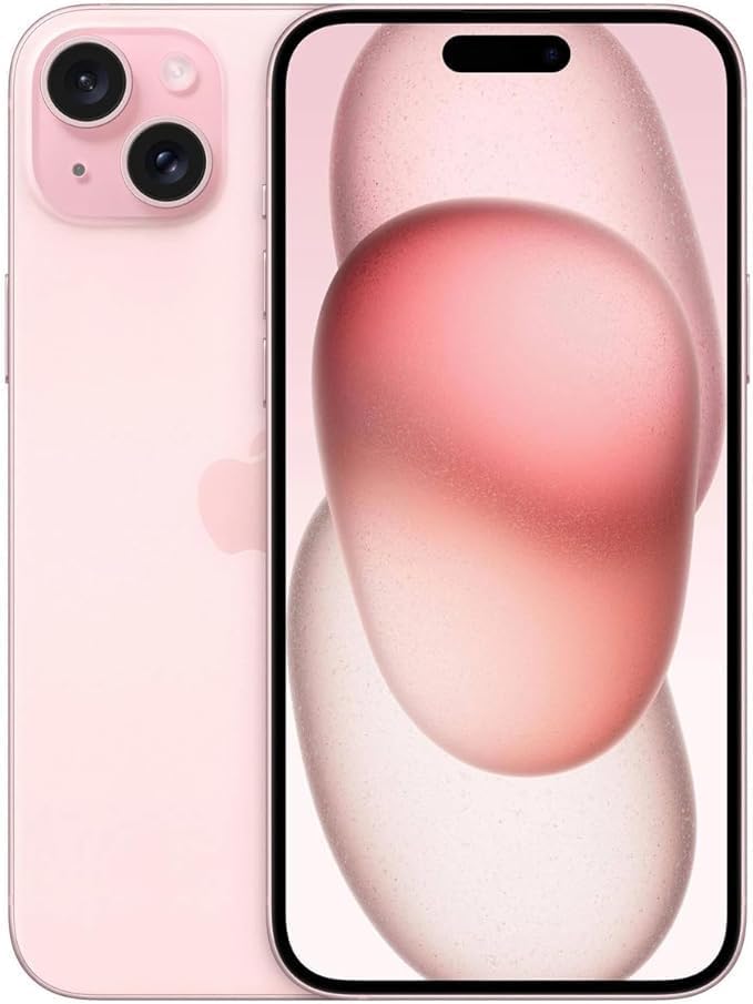 Apple iPhone 15 Plus, 256GB, Pink - TracFone (Renewed Premium)