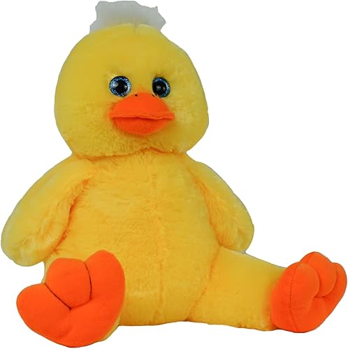 Peluche de pato amarillo  Pato de peluche extravagante y adorable de 16 pulgadas, regalo de Pascua para niños, niños pequeños, baby shower