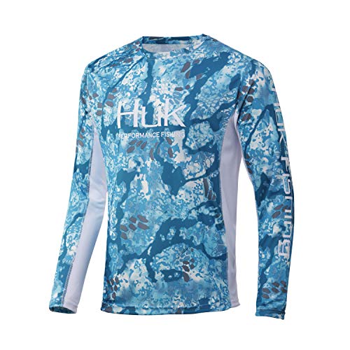 Image of HUK Men's Icon X Long Sleeve Shirt, Performance Fishing Shirt