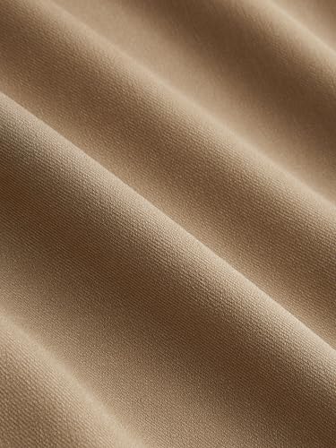 CIDER Wide Leg Pants Work Dress Pants Mid Waist Pleated Pocket Solid Trousers with Belt Business Casual4