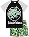 Jurassic World Pigiama Boys Bambini Camo T-Shirt Shorts o Pantaloni Opzioni 6-7 Anni