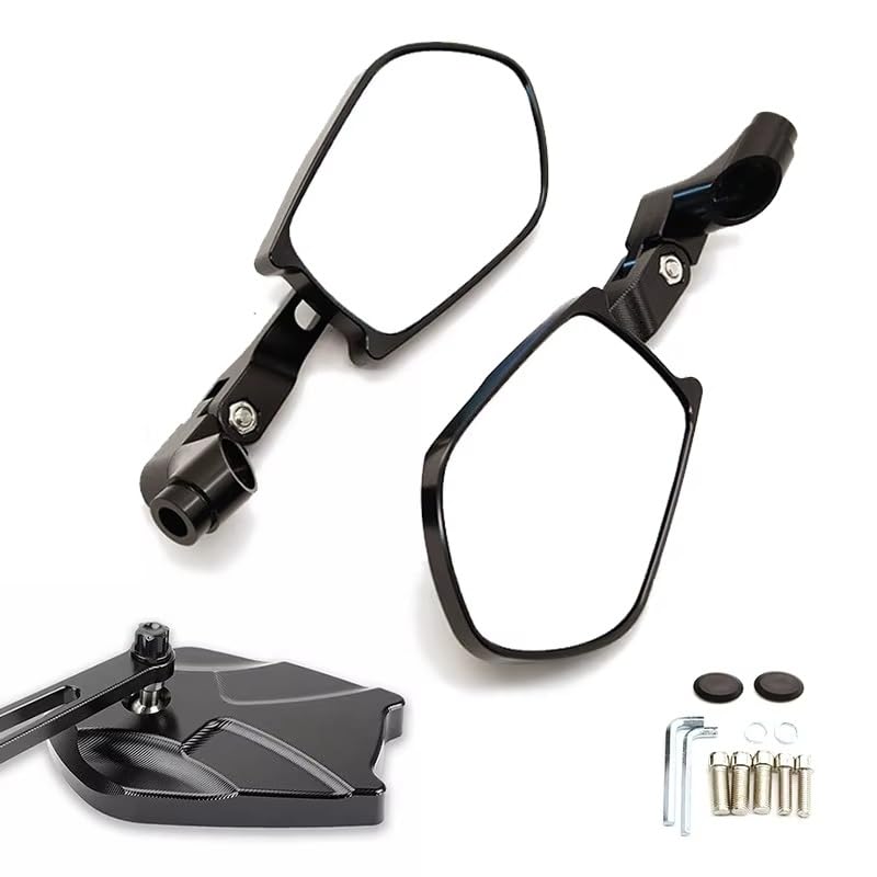 Retrovisores universales de aleación de aluminio pulido de 8 y 10 mm para CFMOTO 2