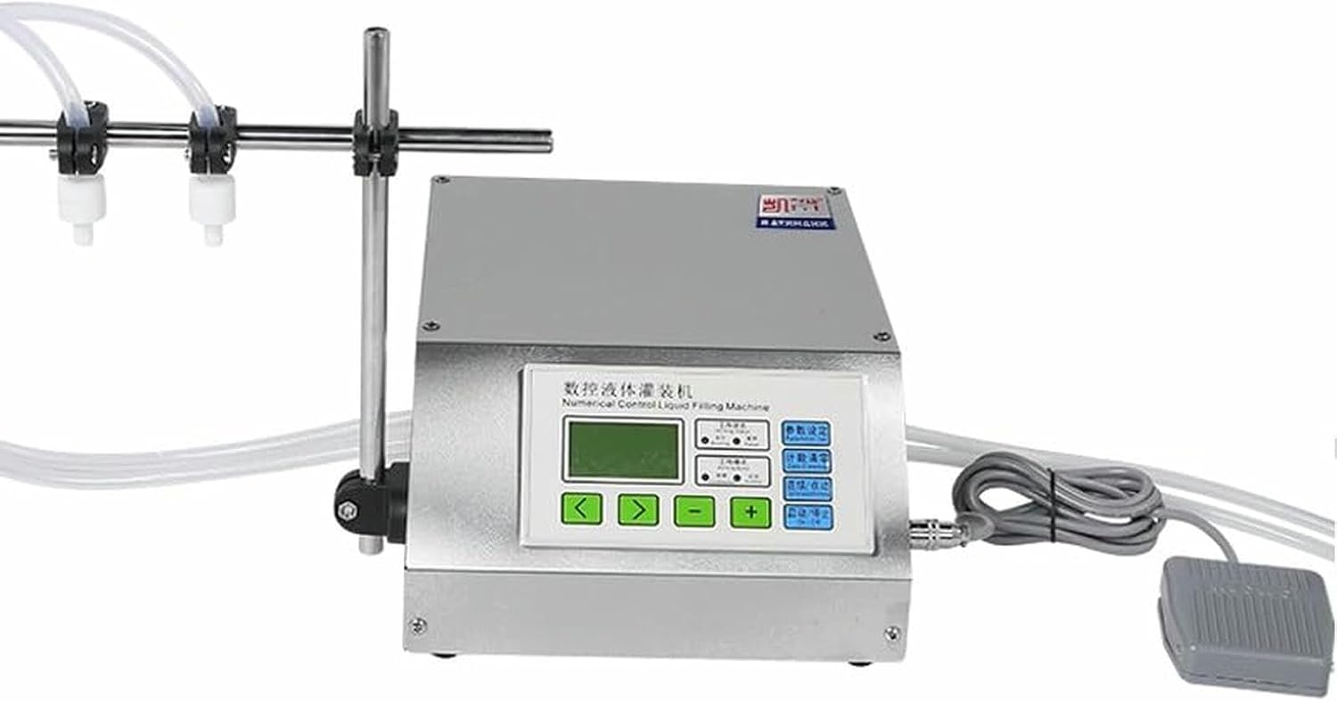 Liquid Filling Machine 5 to 9999 Ml, Automatic Quantitative Filling Machine, Stainless Steel Bottles Filling Machine, Digital Control (Single Nozzle)