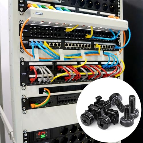 M6 Käfigmuttern,Käfigmutter Montageschrauben,20er Schränke Netzwerk Schrauben,Rack Käfigmuttern,M6 Käfigmuttern Schrauben Set,Käfigmutternset M6 Montagesatz,Schrauben Käfigmutternset,Käfigmutter Set