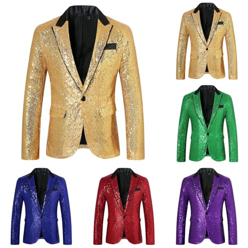 Blazer du Nouvel An homme pour briller en soirée déguisée rétro